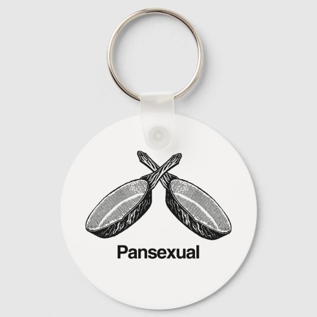 Pansexual - key ring (Front)