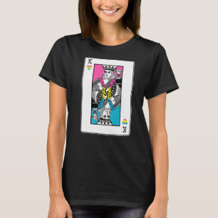 Pansexual King Of Hearts Lgbt Q Pan Pride Couple M T-Shirt