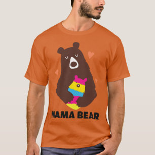 Pansexual Mama Bear Pan Pride LGBT T-Shirt