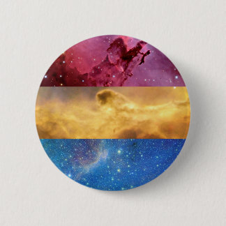 Pansexual nebula flag pin