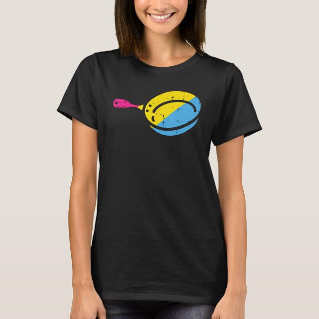 Pansexual Pan Pun  Pride Flag Lgbt Humor Men Women T-Shirt (Front)