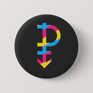 Pansexual - Panromantic 6 Cm Round Badge