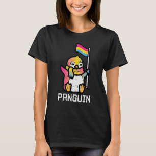 Pansexual Penguin Panguin Pan Pride Flag Lgbt Men T-Shirt