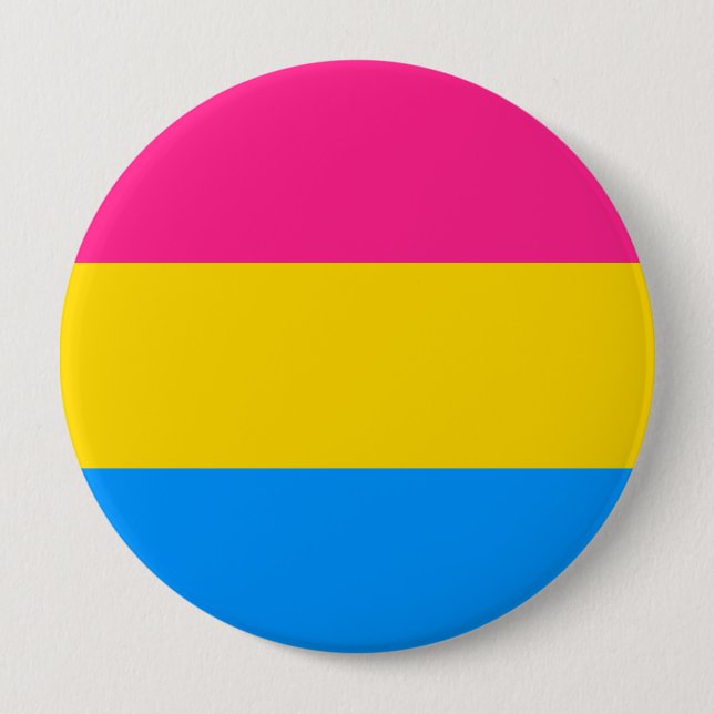 Pansexual Pride 10 Cm Round Badge (Front)