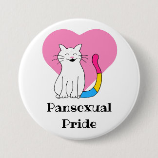 Pansexual Pride Cat 7.5 Cm Round Badge
