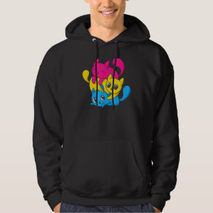 Pansexual Pride Cats Lgbt Pan Flag Pansexuality Pa Hoodie