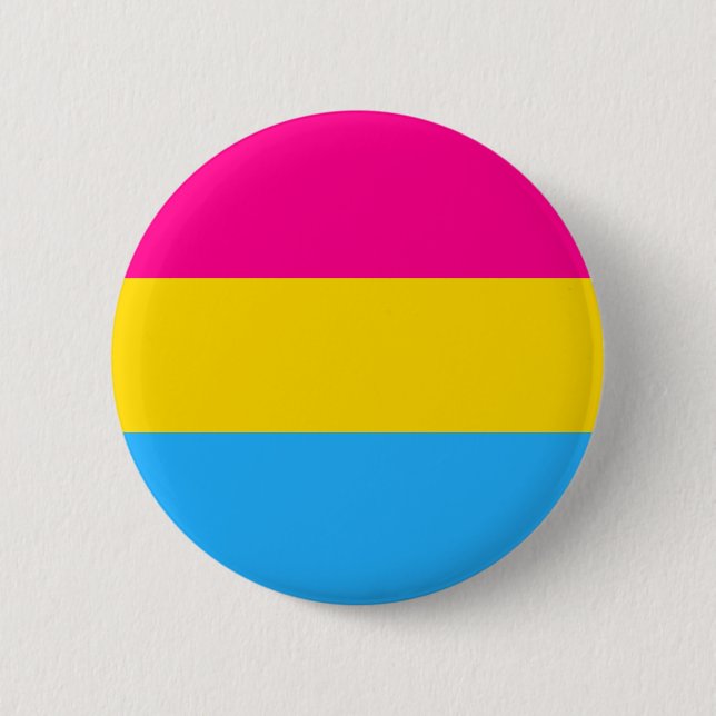 "PANSEXUAL PRIDE FLAG" 2.25-inch 6 Cm Round Badge (Front)