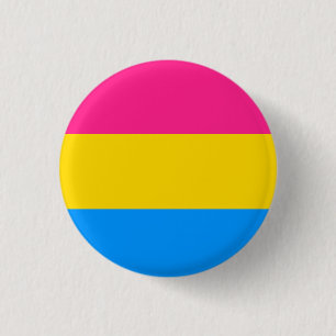 Pansexual Pride Flag 3 Cm Round Badge