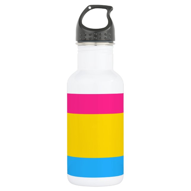 Pansexual Pride Flag 532 Ml Water Bottle (Front)