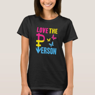 Pansexual Pride Flag Affirmation Butterfly Pan Sym T-Shirt