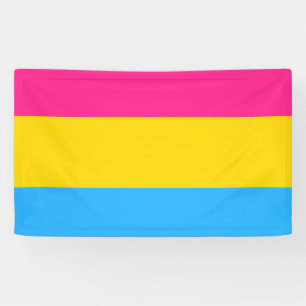 Pansexual Pride Flag Banner