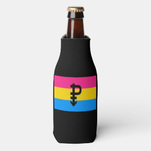 Pansexual Pride Flag Bottle Cooler