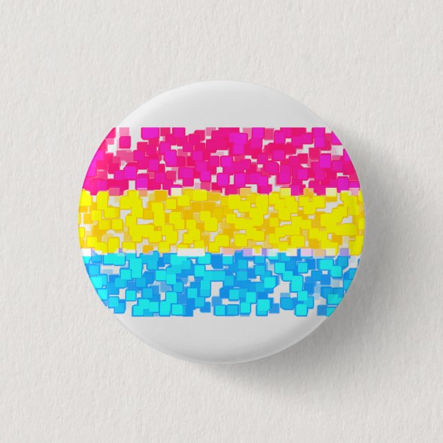 Pansexual Pride Flag Button (Front)