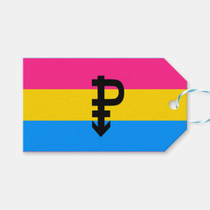 Pansexual Pride Flag Gift Tags