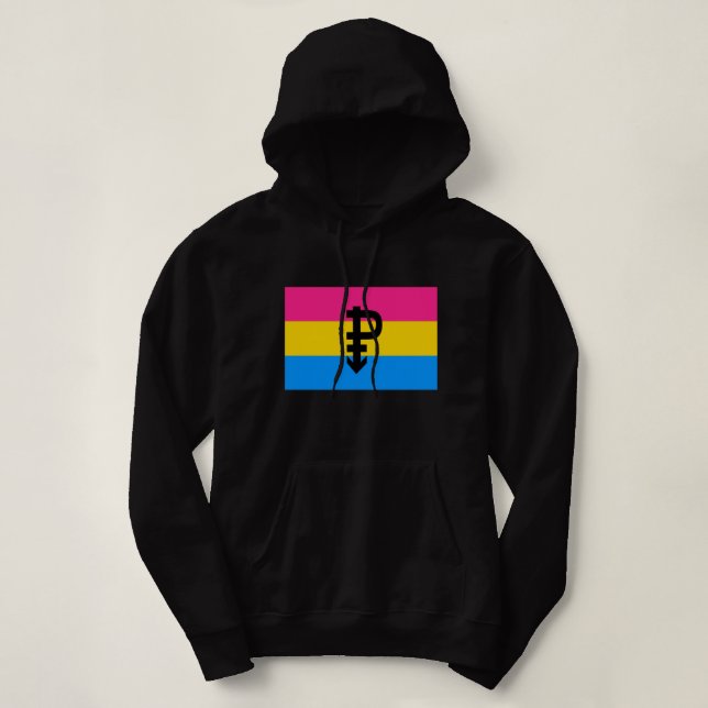 Pansexual Pride Flag Hoodie (Design Front)