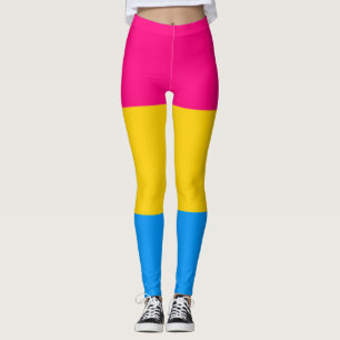 Pansexual Pride Flag Leggings