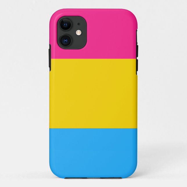 Pansexual Pride Flag LGBTQ Case-Mate iPhone Case (Back)