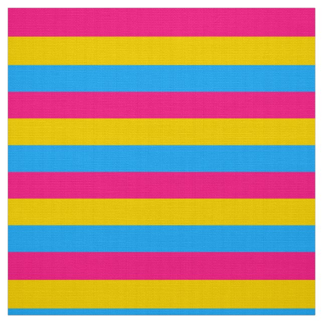 Pansexual Pride Flag LGBTQ Fabric (Swatch)