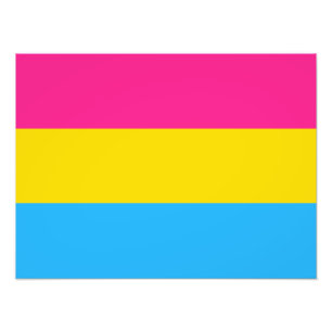 Pansexual Pride Flag LGBTQ Photo Print