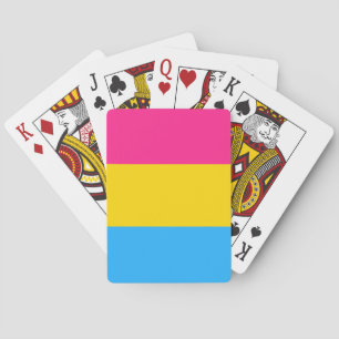 Pansexual Pride Flag LGBTQ Playing Cards