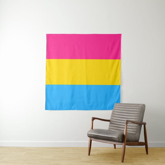 Pansexual Pride Flag LGBTQ Tapestry (In Situ)