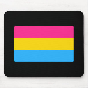 Pansexual Pride Flag Mouse Mat