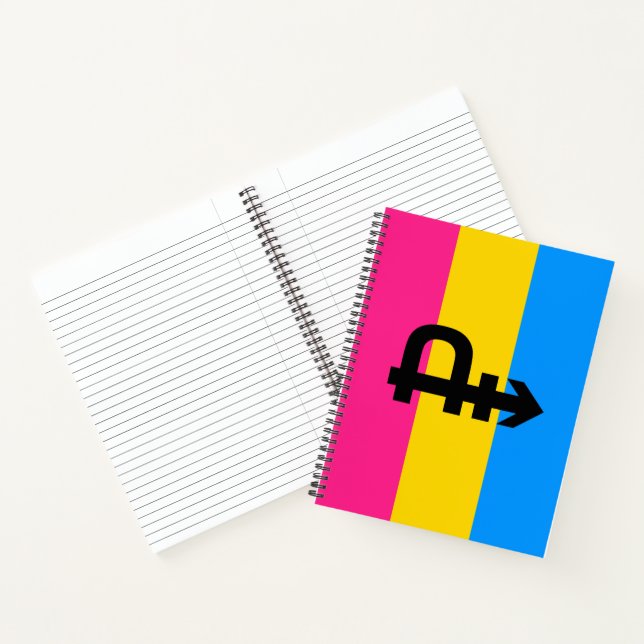 Pansexual Pride Flag Notebook (Inside)