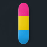 Pansexual Pride Flag Skateboard<br><div class="desc">Pansexual Pride Flag. Show your pride and support for pansexuality with this great flag and spread some peace and love to support sexual orientation equality! Visit our store to discover more LGBT flags, Bisexual flags, Trangender flags and other flags of the world.</div>