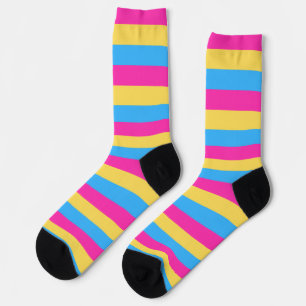 Pansexual PRIDE Flag Socks
