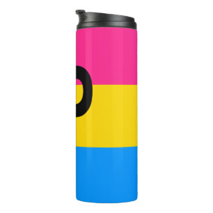 Pansexual Pride Flag Thermal Tumbler
