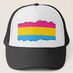 Pansexual Pride flag Trucker Hat