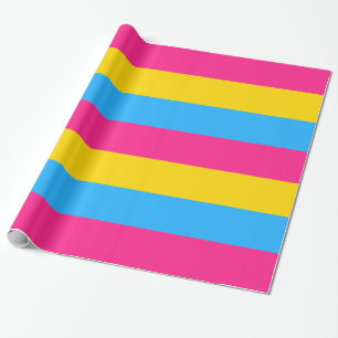 Pansexual Pride Flag Wrapping Paper