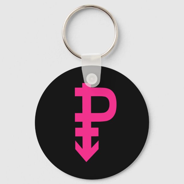 Pansexual Pride - Key Ring (Front)