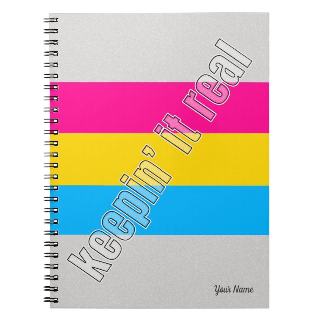 Pansexual Pride Notebook (Front)