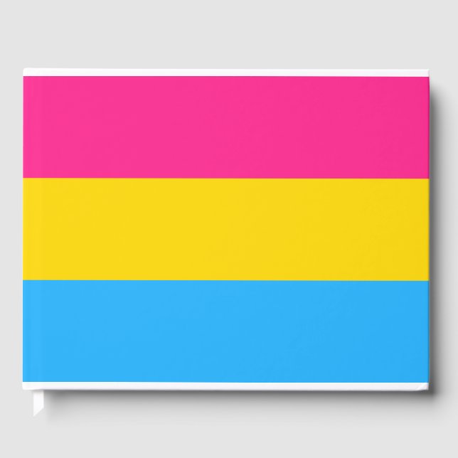 Pansexual Pride (Pan Flag) Guest Book (Front)