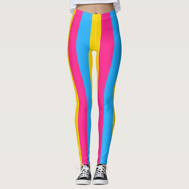 Pansexual Pride (Pan Flag) Leggings (Front)