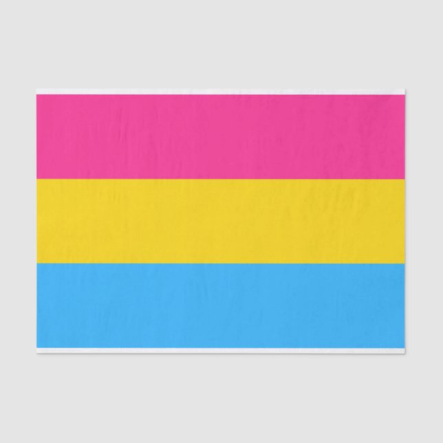 Pansexual Pride (Pan Flag) Tissue Paper (Front)