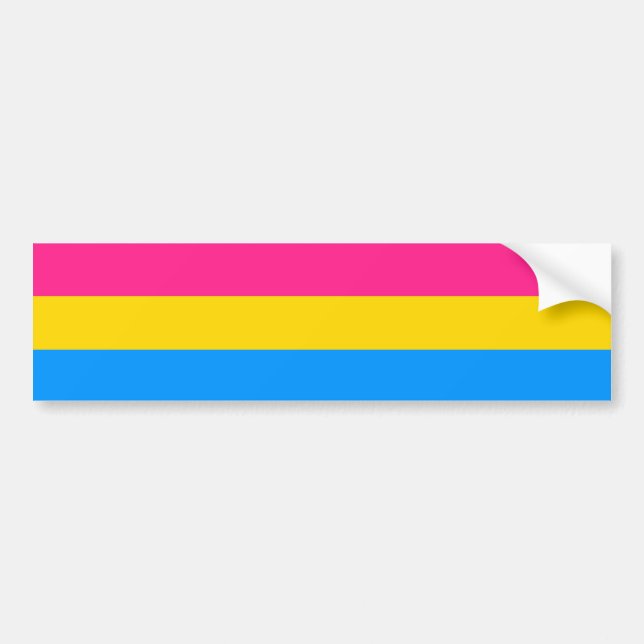 PANSEXUAL PRIDE.png Bumper Sticker (Front)