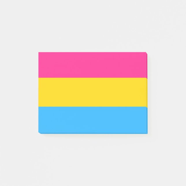 Pansexual Pride Post-it Notes (Front)