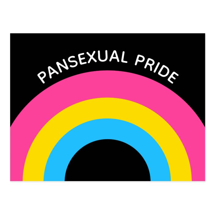 Pansexual Pride Rainbow Flag Custom Postcard | Zazzle.co.uk