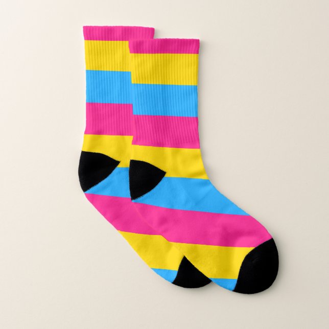 Pansexual Pride Socks (Pair)