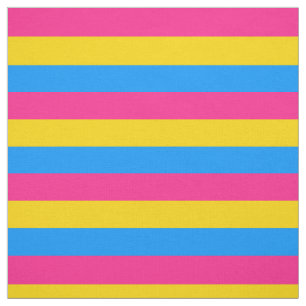 Pansexual Pride Stripes Fabric