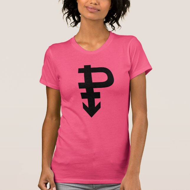 Pansexual Pride Symbol T-Shirt (Front)