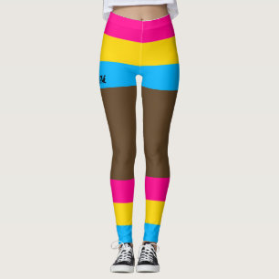 Pansexual PrideFaux Shorts & Legs   Leggings