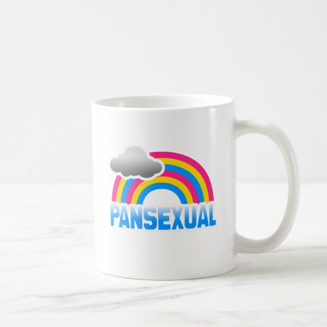 PANSEXUAL RAINBOW COFFEE MUG (Right)