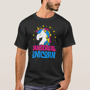 Pansexual Unicorn Girly Majestic Lgbtq Pan Pride A T-Shirt