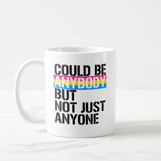 Pansexuality - Could be anybondy but not just anyo Coffee Mug (Left)