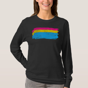 Pansexuality Flag Queer Lgbt Pan Pride Equality Pa T-Shirt