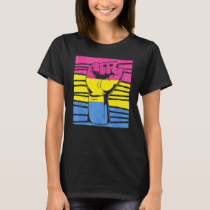 Pansexuality Pride Fist Pan Equality Pansexual Fla T-Shirt