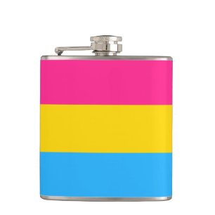 Pansexuality Pride flag Hip Flask